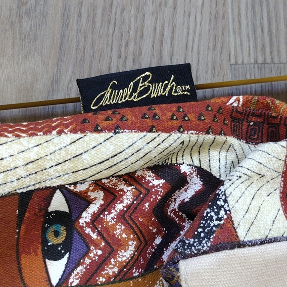 LAUREL BURCH Cat Lady Bag Ancestral Cats Zippered - Picture 8 of 14